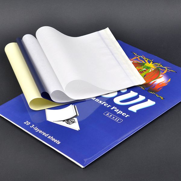 20pcs / lot 4 layers carbon thermal screen tattoo transfer paper copy paper tracing paper professional tattoo supplies accessori
20pcs / lot 4 layers carbon thermal screen tattoo transfer paper copy paper tracing paper professional tattoo supplies accessori