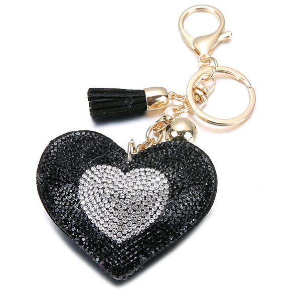keychains 11 colors pu leather keychain girl's romantic rhinestone heart design pendant key chains bag gift tz21, Silver
keychains 11 colors pu leather keychain girl's romantic rhinestone heart design pendant key chains bag gift tz21, Silver