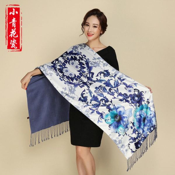 scarves filed double-sided shawl scarf blue and white porcelain women's woven breathable warm fashion classic sell wel, Blue;gray
scarves filed double-sided shawl scarf blue and white porcelain women's woven breathable warm fashion classic sell wel, Blue;gray