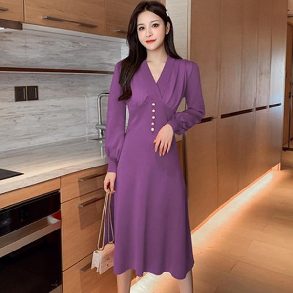 casual dresses slim temperament women knitting dress v neck single-breasted long-sleeved elegant sweater a-line autumn winter, Black;gray
casual dresses slim temperament women knitting dress v neck single-breasted long-sleeved elegant sweater a-line autumn winter, Black;gray