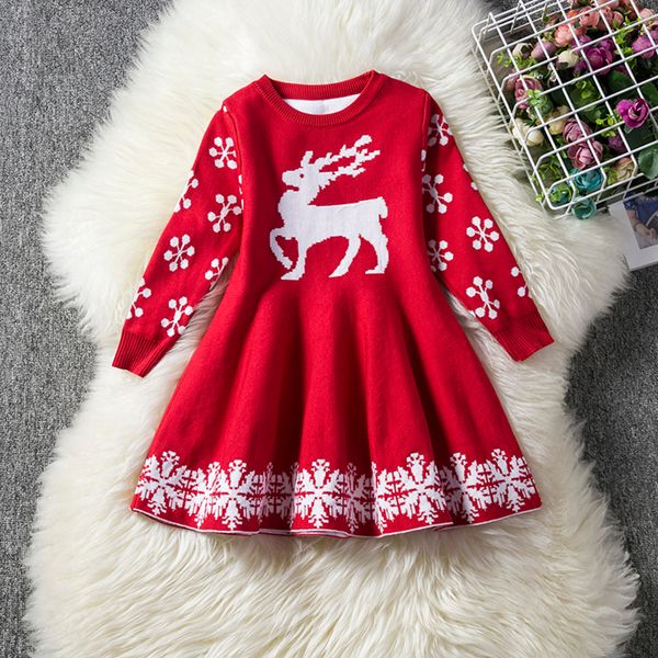 girls christmas dress, knitted sweater, long sleeve, deer print, elk, new year's clothing, Red;yellow
girls christmas dress, knitted sweater, long sleeve, deer print, elk, new year's clothing, Red;yellow