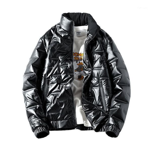 men's down & parkas fashion winter warm shinny metarial cotton padded thick thermal overcoat outerwear big size m-8xl, Black
men's down & parkas fashion winter warm shinny metarial cotton padded thick thermal overcoat outerwear big size m-8xl, Black