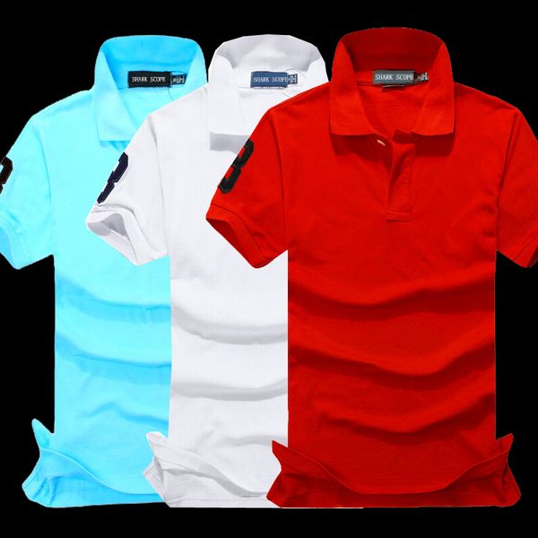 summer 2021 men's big small horse crocodile embroidery cotton men's business casual shirt short sleeve breathable soft polo shirt, White;black
summer 2021 men's big small horse crocodile embroidery cotton men's business casual shirt short sleeve breathable soft polo shirt, White;black