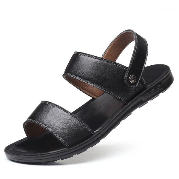 sandals full grain leather sandal man cow simple slip-on beach breathable slippers z1681, Black
sandals full grain leather sandal man cow simple slip-on beach breathable slippers z1681, Black
