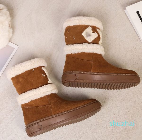 designer women boots wool snow boot's brand autumn winter warm and lightweight flat casual shoes luxury lambswool booties down, Black
designer women boots wool snow boot's brand autumn winter warm and lightweight flat casual shoes luxury lambswool booties down, Black
