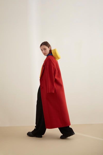 women's wool & blends cachet red coat women clothing 2021 winter fashion all seasons style long sleeve casual, Black
women's wool & blends cachet red coat women clothing 2021 winter fashion all seasons style long sleeve casual, Black