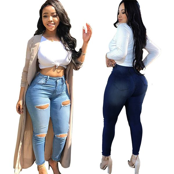 2021 new ny distressed denim jeans high waist women cut out autumn winter pencil pants fashion street style trousers 0360, Blue
2021 new ny distressed denim jeans high waist women cut out autumn winter pencil pants fashion street style trousers 0360, Blue