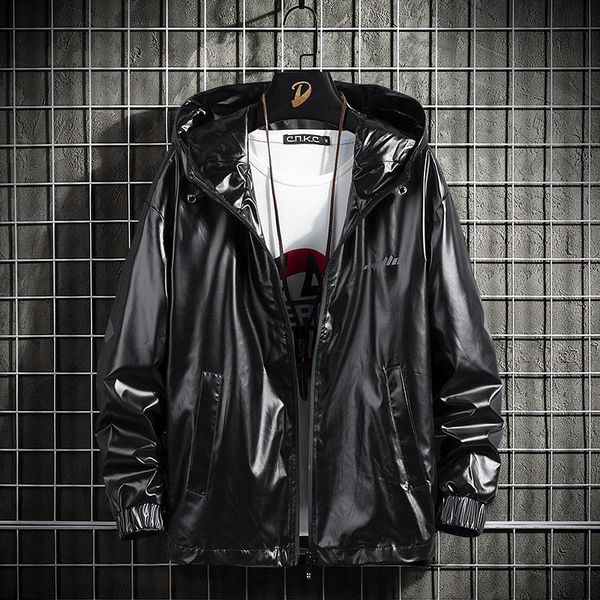 men's jackets men jacket light leather fashion streetwear biker coat slim fit autumn winter harajuku clothing cargo, Black;brown
men's jackets men jacket light leather fashion streetwear biker coat slim fit autumn winter harajuku clothing cargo, Black;brown