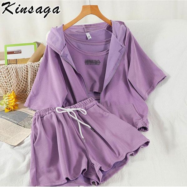 women's tracksuits summer half sleeve hoodies 3 piece set purple camis fashion wide leg shorts jogger suits casual pink loose co-ord, Gray
women's tracksuits summer half sleeve hoodies 3 piece set purple camis fashion wide leg shorts jogger suits casual pink loose co-ord, Gray