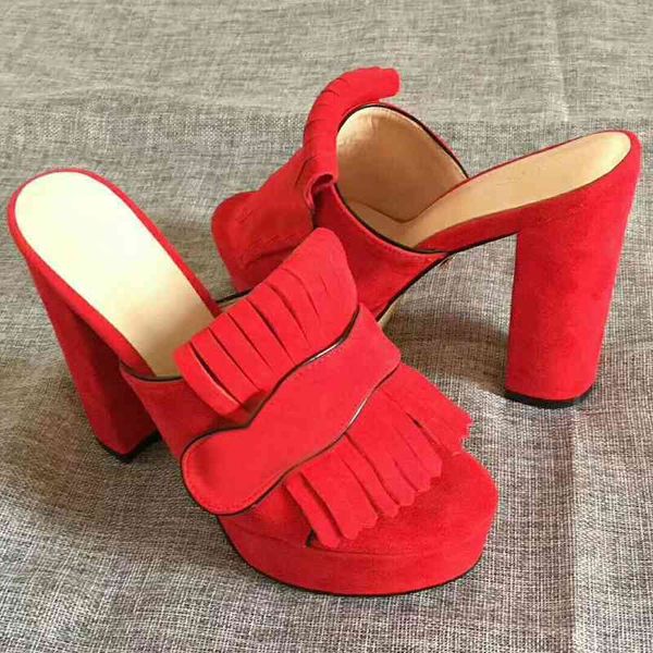 70% off wholesale flip-flops square high heel platform slides mules shoes women designer fashion jelly slippers summer beach holiday sandals, Black 
70% off wholesale flip-flops square high heel platform slides mules shoes women designer fashion jelly slippers summer beach holiday sandals, Black