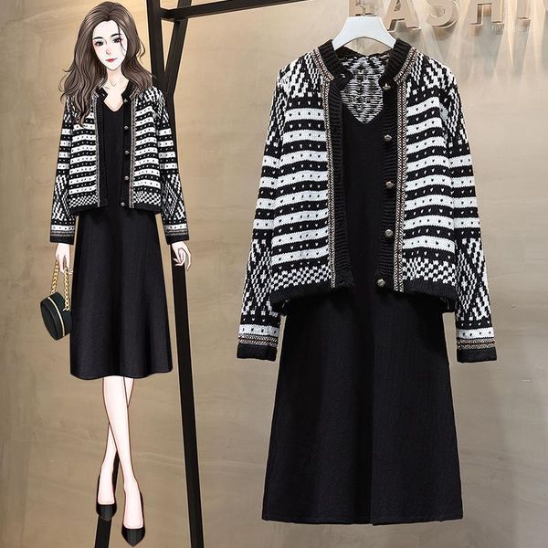 women's tracksuits 2021 knitted 4xl plus size clothing loose 2 piece set autumn and skirt office lady year-old female costume, Gray
women's tracksuits 2021 knitted 4xl plus size clothing loose 2 piece set autumn and skirt office lady year-old female costume, Gray