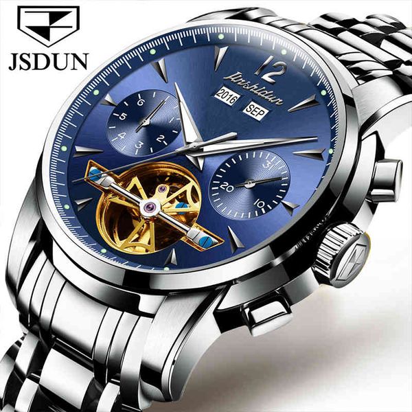 jsdun fashion new mens business luminous waterproof watches automatic mechanical calendar display tourbillo relogio masculino, Slivery;brown
jsdun fashion new mens business luminous waterproof watches automatic mechanical calendar display tourbillo relogio masculino, Slivery;brown