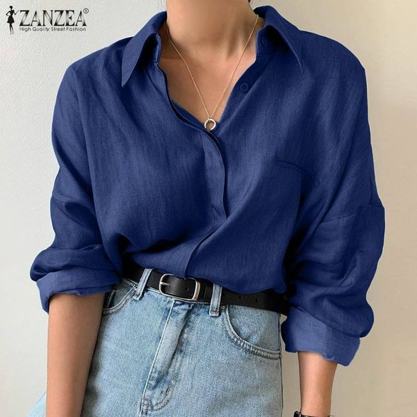 new zanzea fashion denim blue korean office lady lapel blusa casual irregular button long sleeve shirt womens 2021 autumn blouse 3qo7, White;black
new zanzea fashion denim blue korean office lady lapel blusa casual irregular button long sleeve shirt womens 2021 autumn blouse 3qo7, White;black