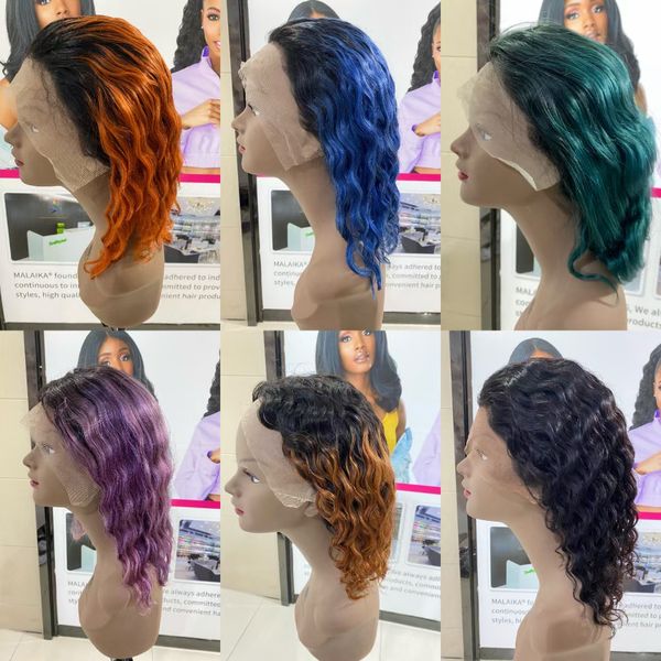 new arrival deep wave curly bob wig colored hair brown blonde blude purple lace front wigs indian human hair, Black
new arrival deep wave curly bob wig colored hair brown blonde blude purple lace front wigs indian human hair, Black