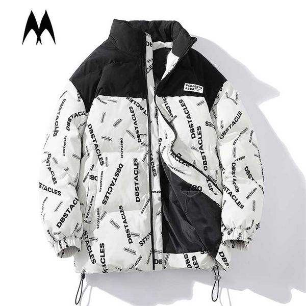 street hip hop coat men winter thick parka jacket harajuku print jackets fashion warm parkas mens outwear streetwear 211204, Black
street hip hop coat men winter thick parka jacket harajuku print jackets fashion warm parkas mens outwear streetwear 211204, Black