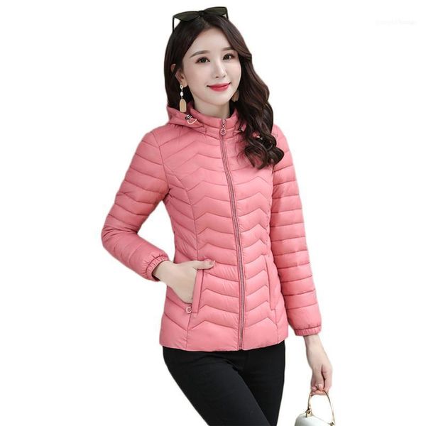 women's down & parkas winter jacket women pink l-4xl plus size hooded 2021 autumn korean short slim light thin cotton coats feminina cx, Black
women's down & parkas winter jacket women pink l-4xl plus size hooded 2021 autumn korean short slim light thin cotton coats feminina cx, Black