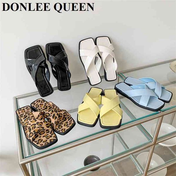 brand flat slipper slip on slides fashion wedges leopard sandals leisure summer beach shoes sandalias mujer 210619, Black
brand flat slipper slip on slides fashion wedges leopard sandals leisure summer beach shoes sandalias mujer 210619, Black