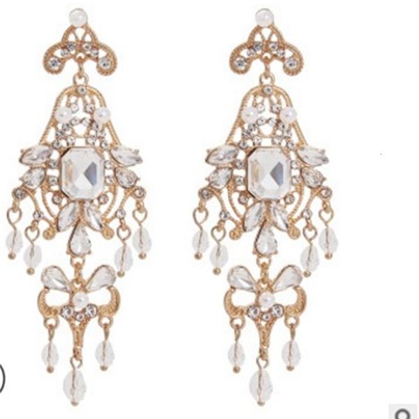 2 pairs/lots celebrities wonderful fashion low price diamond crystal tassels lady's earings 10.5nn, Silver
2 pairs/lots celebrities wonderful fashion low price diamond crystal tassels lady's earings 10.5nn, Silver