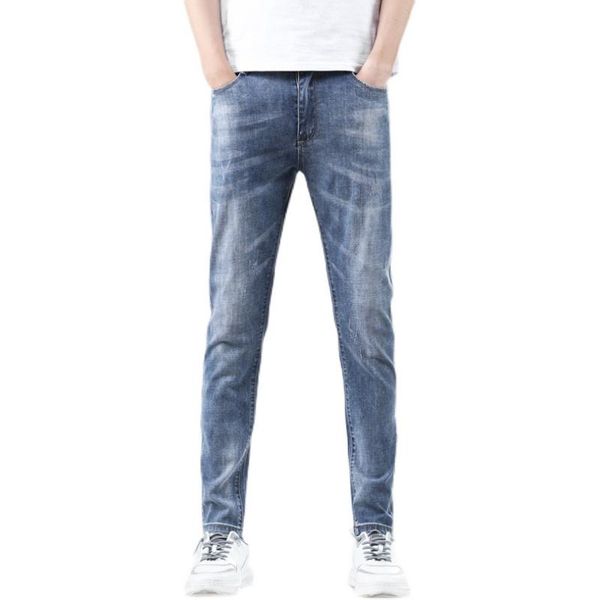 men's jeans 2021 stretch regular-fit business casual classic style fashion denim trousers straight jeans/ men pants, Blue
men's jeans 2021 stretch regular-fit business casual classic style fashion denim trousers straight jeans/ men pants, Blue