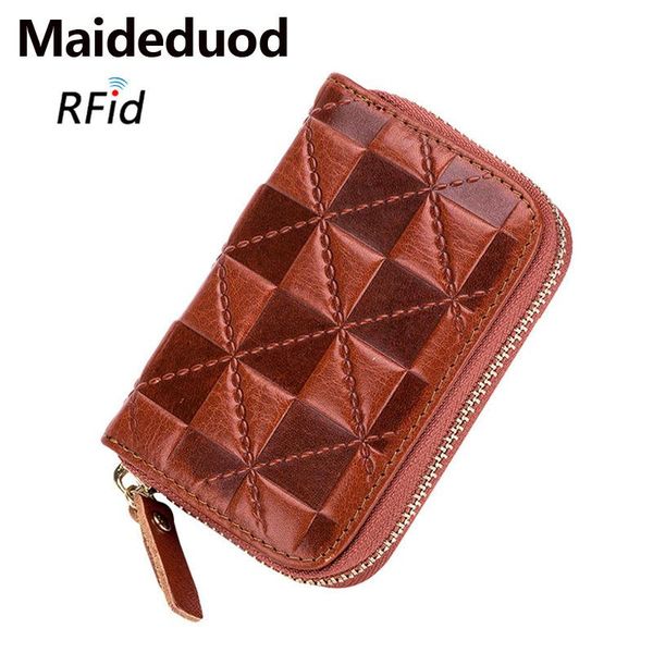 card holders maideduod brand fashion women holder genuine leather men business id mini zipper bank cases wallets, Brown;gray
card holders maideduod brand fashion women holder genuine leather men business id mini zipper bank cases wallets, Brown;gray