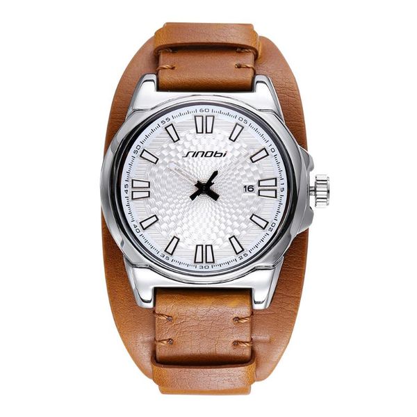wristwatches 2021 fashion casual men watch leather strap military automatic date waterproof quartz men's relogio masculino, Slivery;brown
wristwatches 2021 fashion casual men watch leather strap military automatic date waterproof quartz men's relogio masculino, Slivery;brown