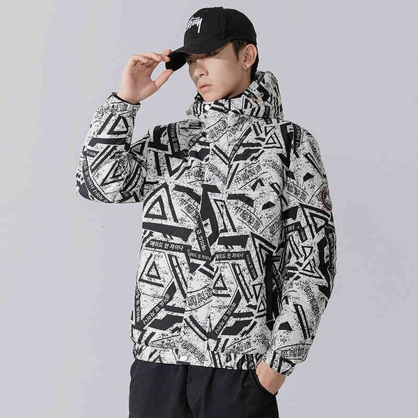 men's winter 90% jacket down white duck full printed puffer fashion coat for men hooded windbreak warm parkas, Black
men's winter 90% jacket down white duck full printed puffer fashion coat for men hooded windbreak warm parkas, Black