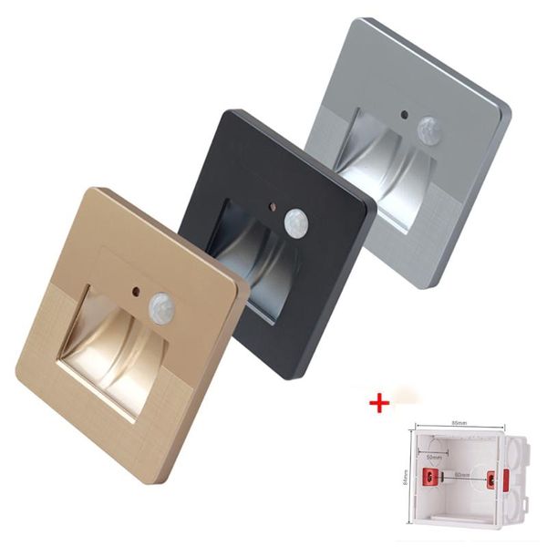 wall lamp 1w light intelligent sensor stair led step embedded for kitchen foyer corridor livingroom 86 box
wall lamp 1w light intelligent sensor stair led step embedded for kitchen foyer corridor livingroom 86 box