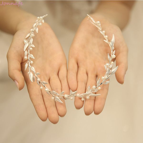 simple silver color leaf bridal tiara vine pearls women jewelry handmade wedding headband hair crown accessories, Slivery;golden
simple silver color leaf bridal tiara vine pearls women jewelry handmade wedding headband hair crown accessories, Slivery;golden