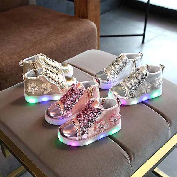 children luminous shoes boys girls sport baby flashing led lights fashion flowers toddler's sneakers athletic & outdoor, Black
children luminous shoes boys girls sport baby flashing led lights fashion flowers toddler's sneakers athletic & outdoor, Black