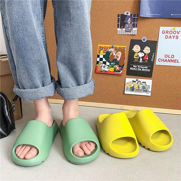 summer slippers men women indoor eva 2021 cool soft bottom sandals trend slides light beach shoes slippers home big size 46, Black 
summer slippers men women indoor eva 2021 cool soft bottom sandals trend slides light beach shoes slippers home big size 46, Black