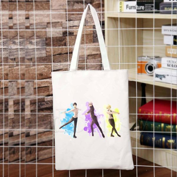 shopping bags yuri on ice graphic cartoon printed canvas shoulder bag female harajuku funny large-capacity eco environmental shopper
shopping bags yuri on ice graphic cartoon printed canvas shoulder bag female harajuku funny large-capacity eco environmental shopper