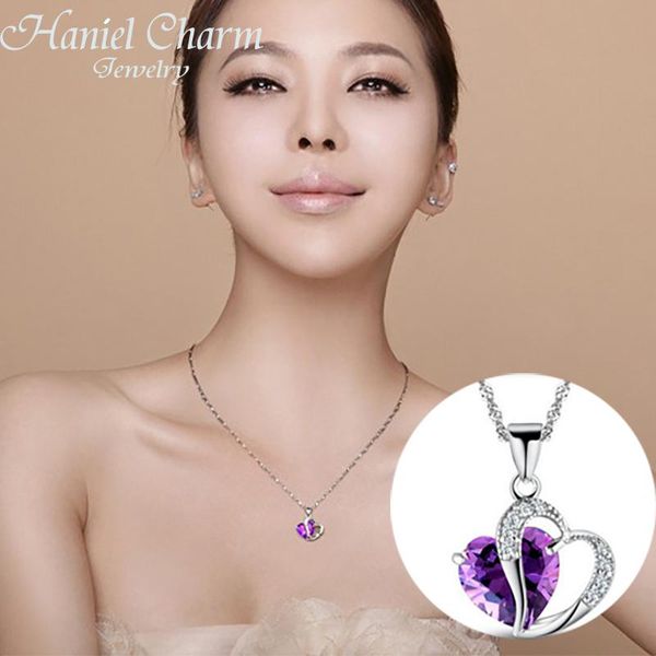 pendant necklaces 2021 cakes 6 colors class lady fashion heart necklace crystal jewelry girls gifts, Silver
pendant necklaces 2021 cakes 6 colors class lady fashion heart necklace crystal jewelry girls gifts, Silver