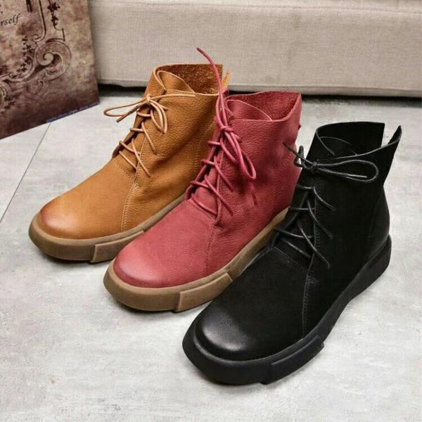 boots botas women's motorcycle ankle wedges strap flat-bottom autumn winter leather oxford shoes high-heeled vintage old, Black
boots botas women's motorcycle ankle wedges strap flat-bottom autumn winter leather oxford shoes high-heeled vintage old, Black