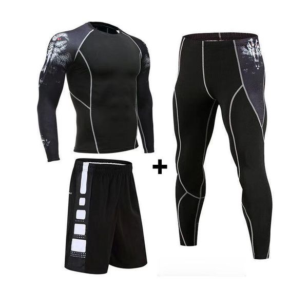 european and american tights men's fitness bottoming pants suit sports basketball training running quick-drying high elastic, White;black
european and american tights men's fitness bottoming pants suit sports basketball training running quick-drying high elastic, White;black