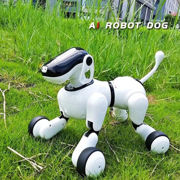 high-end smart robot voice control app control bluetooth connection intelligent talking robot dog pet rc robots toys for childre
high-end smart robot voice control app control bluetooth connection intelligent talking robot dog pet rc robots toys for childre