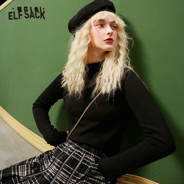 women's sweaters elfsack minimalist solid casual knitted pullover women thin sweaters,2021 autumn elf pure full sleeve,korean female ba, White;black
women's sweaters elfsack minimalist solid casual knitted pullover women thin sweaters,2021 autumn elf pure full sleeve,korean female ba, White;black