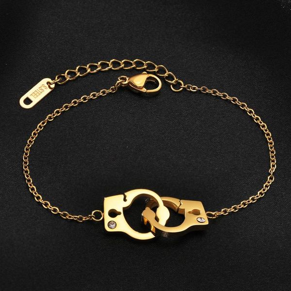 link, chain creative gold color handcuffs bracelets for women alloy couples gifts om bangles jewelry fashion gift, Black
link, chain creative gold color handcuffs bracelets for women alloy couples gifts om bangles jewelry fashion gift, Black