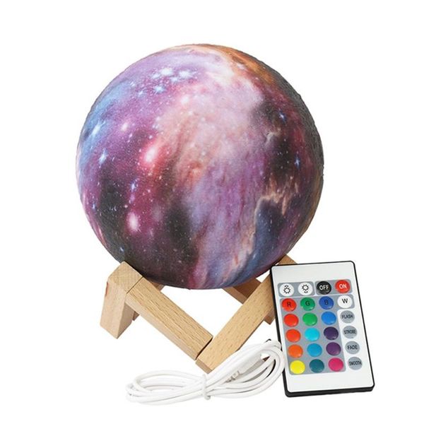 night lights 16 color moon lamp 3d print r light rechargeable touch change remote led for gift
night lights 16 color moon lamp 3d print r light rechargeable touch change remote led for gift