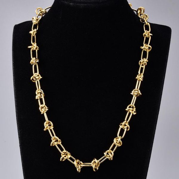 chokers design 18k stainless steel chains necklaces for women statement golden texture collar gold color necklace jewelry party gift, Golden;silver
chokers design 18k stainless steel chains necklaces for women statement golden texture collar gold color necklace jewelry party gift, Golden;silver