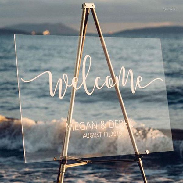 party decoration personalized wedding welcome sign,clear acrylic sign,unique board for modern wedding,wedding decorations1
party decoration personalized wedding welcome sign,clear acrylic sign,unique board for modern wedding,wedding decorations1