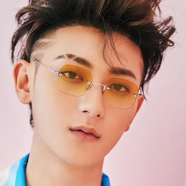 sunglasses luxury women rinless square for women/men vintage glasses fashion lentes de sol mujer, White;black
sunglasses luxury women rinless square for women/men vintage glasses fashion lentes de sol mujer, White;black