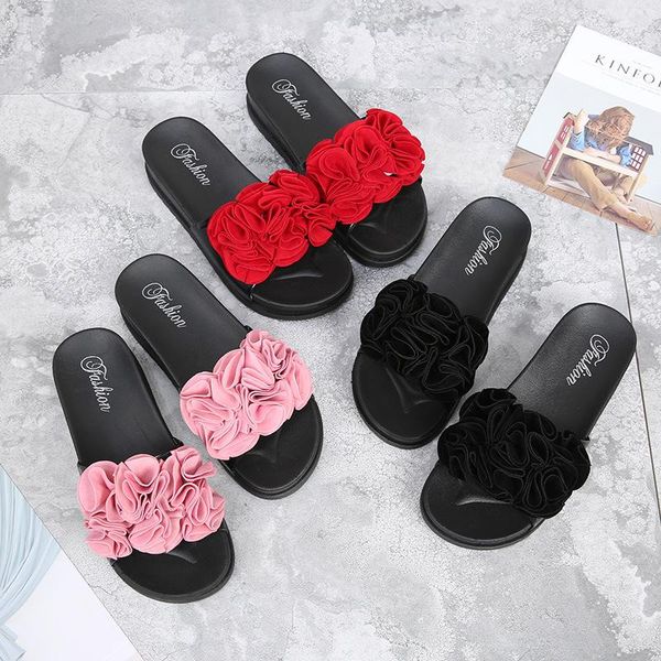 slippers 3cm high heel women's summer women wear wild pedicure thick flat soft bottom comfortable beach non-slip lazy word drag, Black
slippers 3cm high heel women's summer women wear wild pedicure thick flat soft bottom comfortable beach non-slip lazy word drag, Black