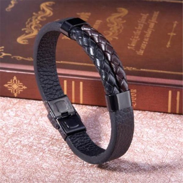 cuff 2021 men jewelry punk braided charm rope chain for male leather bracelet fashion stainless steel bracelets & wholesale, White
cuff 2021 men jewelry punk braided charm rope chain for male leather bracelet fashion stainless steel bracelets & wholesale, White