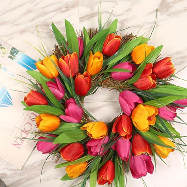 decorative flowers & wreaths christmas door wreath flower garland artificial fake tulip window diy wedding decoration home wall hanging deco
decorative flowers & wreaths christmas door wreath flower garland artificial fake tulip window diy wedding decoration home wall hanging deco