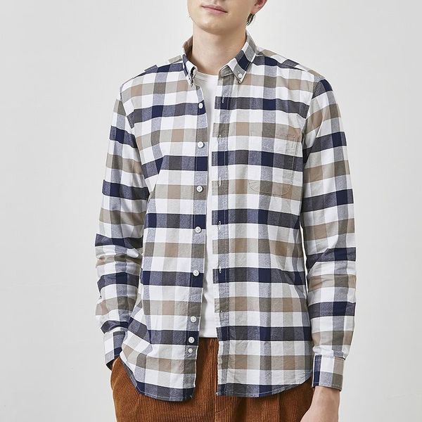 men's casual shirts men plaid long sleeve slim fit shirt for pocket oxford textile 2021 fashion clothing cotton chemise homme, White;black
men's casual shirts men plaid long sleeve slim fit shirt for pocket oxford textile 2021 fashion clothing cotton chemise homme, White;black