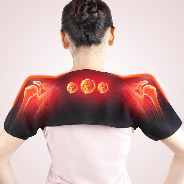 back support tourmaline self-heating heat therapy pad shoulder protector body relief heating belt1, Black;blue
back support tourmaline self-heating heat therapy pad shoulder protector body relief heating belt1, Black;blue