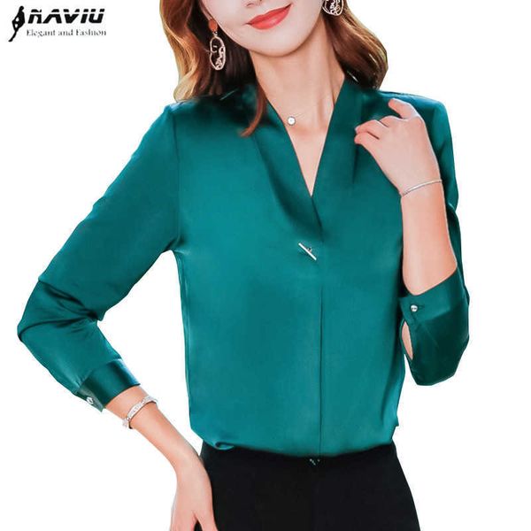 naviu blouse women clothes fashion v-neck long sleeve shirt office ladies plus size 210604, White
naviu blouse women clothes fashion v-neck long sleeve shirt office ladies plus size 210604, White