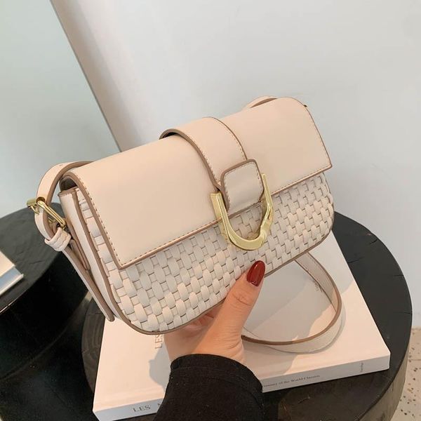 shoulder bags woven for women 2021 luxury designer handbag vintage pu solid color messenger women's hand
shoulder bags woven for women 2021 luxury designer handbag vintage pu solid color messenger women's hand