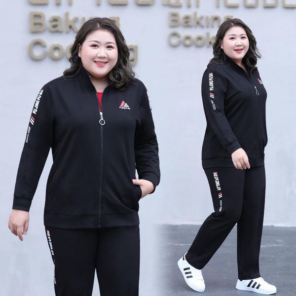women's two piece pants plus size casual sports suit loose spring and autumn fashion long sleeve two-piece, White
women's two piece pants plus size casual sports suit loose spring and autumn fashion long sleeve two-piece, White