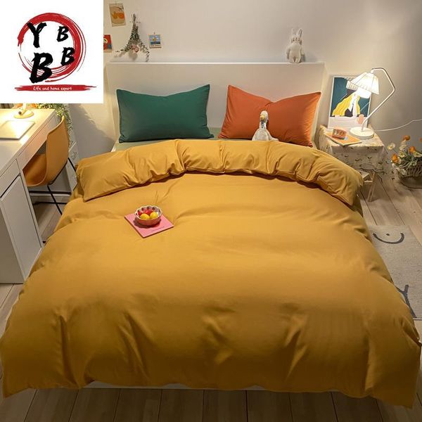 bedding sets pure color yellow quilt cover pillowcase bed flat sheets fashion duvet twin full single king bedclothes
bedding sets pure color yellow quilt cover pillowcase bed flat sheets fashion duvet twin full single king bedclothes